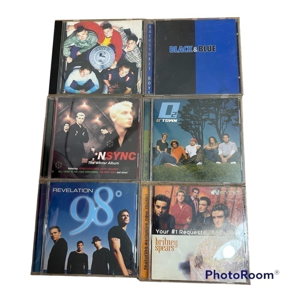 90s 2000s CD Bundle Backstreet Boys 98 Degrees Five N’SYNC O’Town Britney Spears